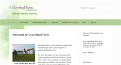Desktop Screenshot of cloverleaffarmnh.com